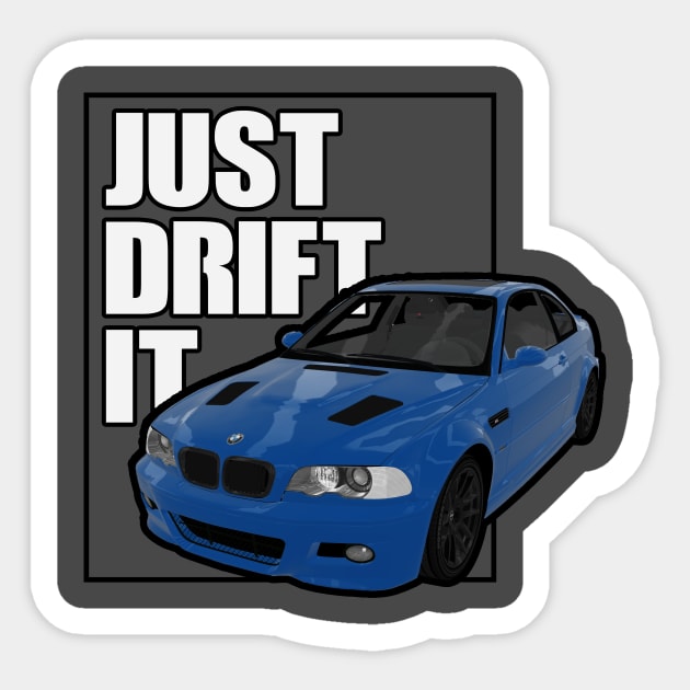 BMW e46 m3 Sticker by JDMzone